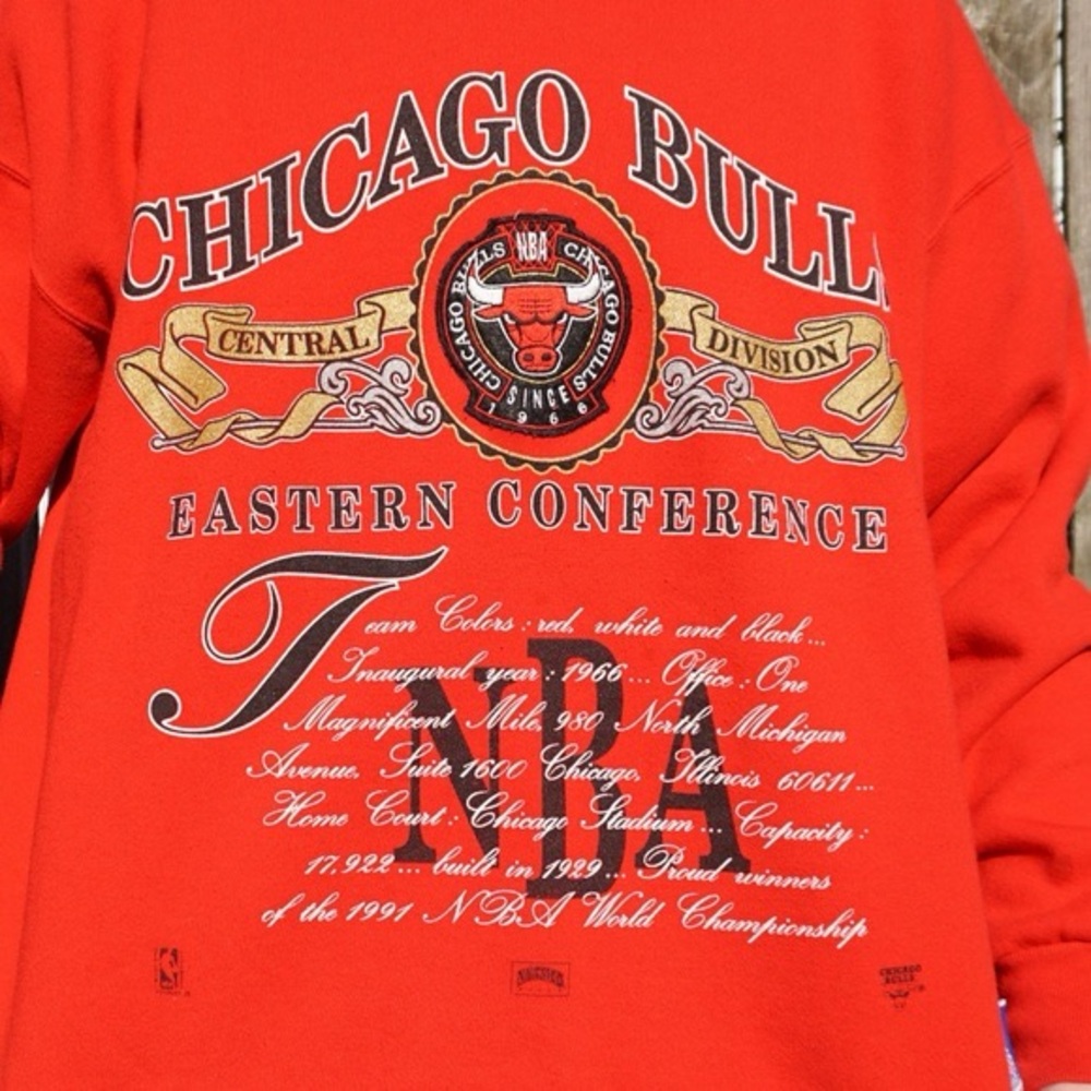 vintage 1991 Chicago Bulls Sweatshirt